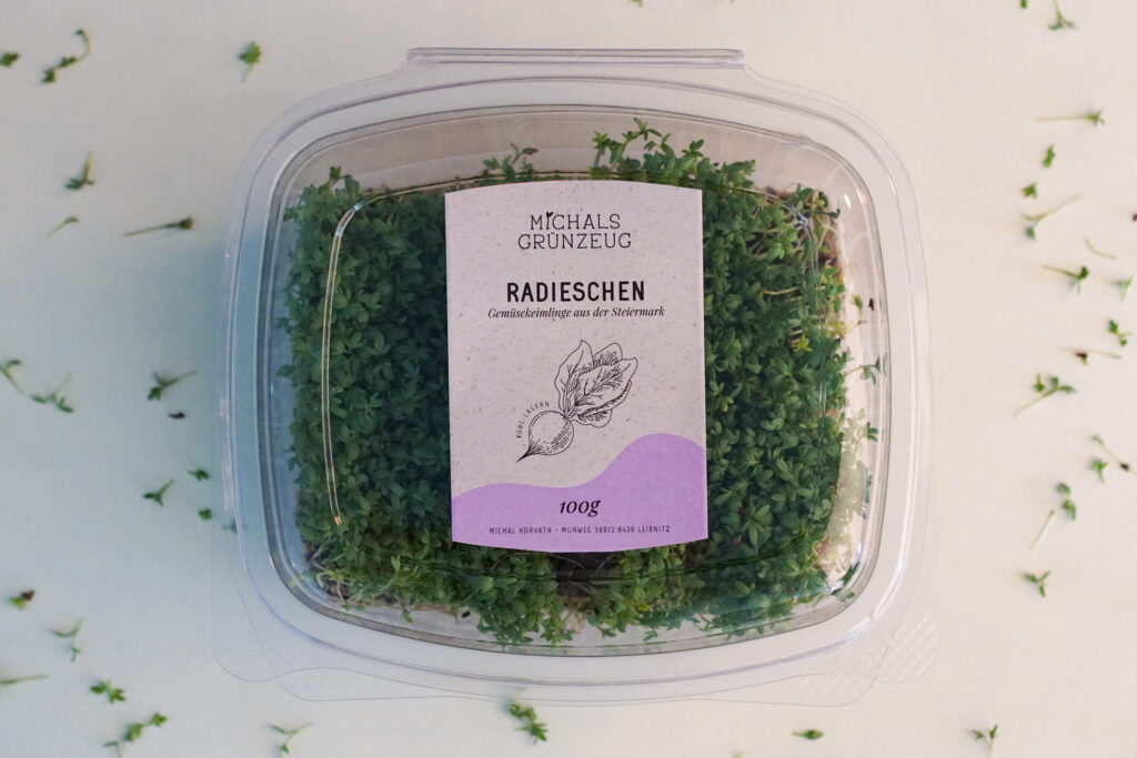 Portfolio Michals Grünzeug - Verpackung