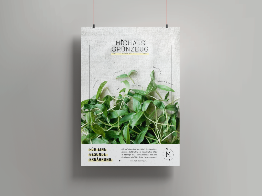 Portfolio Michals Grünzeug - Poster